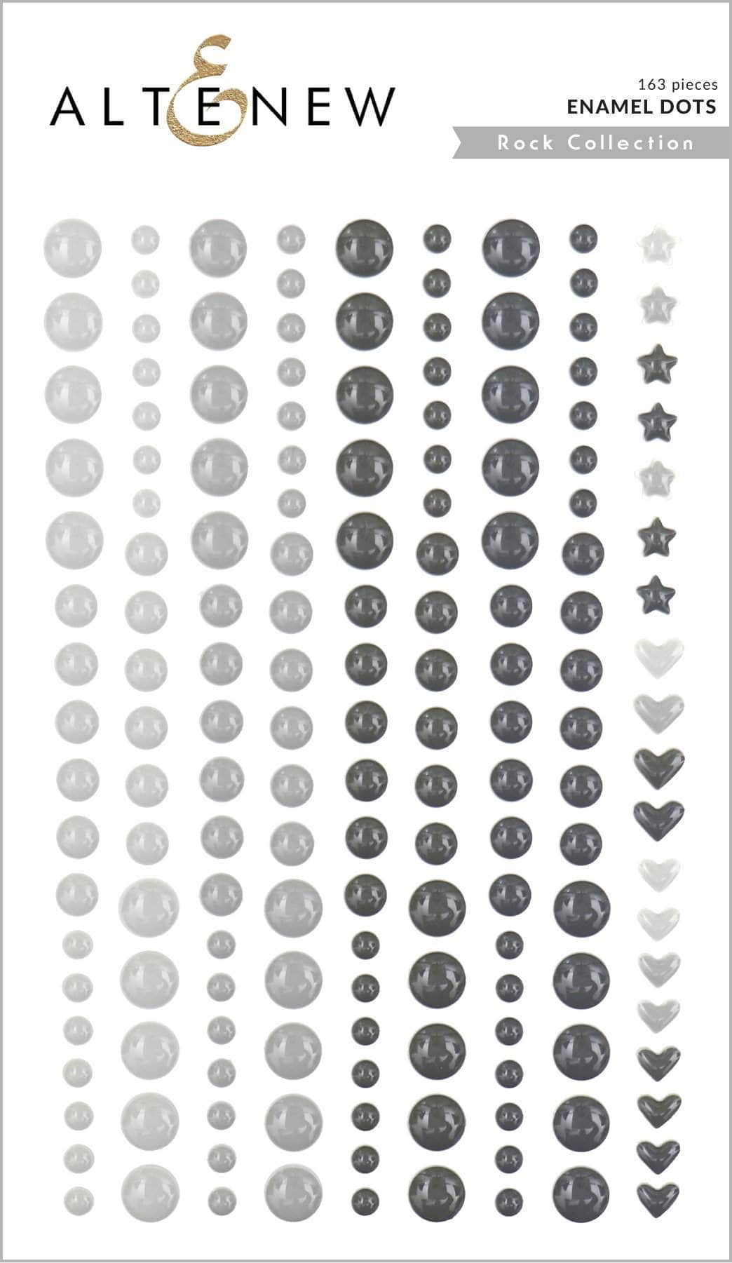 Premium Rock Collection Enamel Dots for Jewelry Making & Scrapbooking - DIY Craft Supplies for Home Decor & Gift Projects