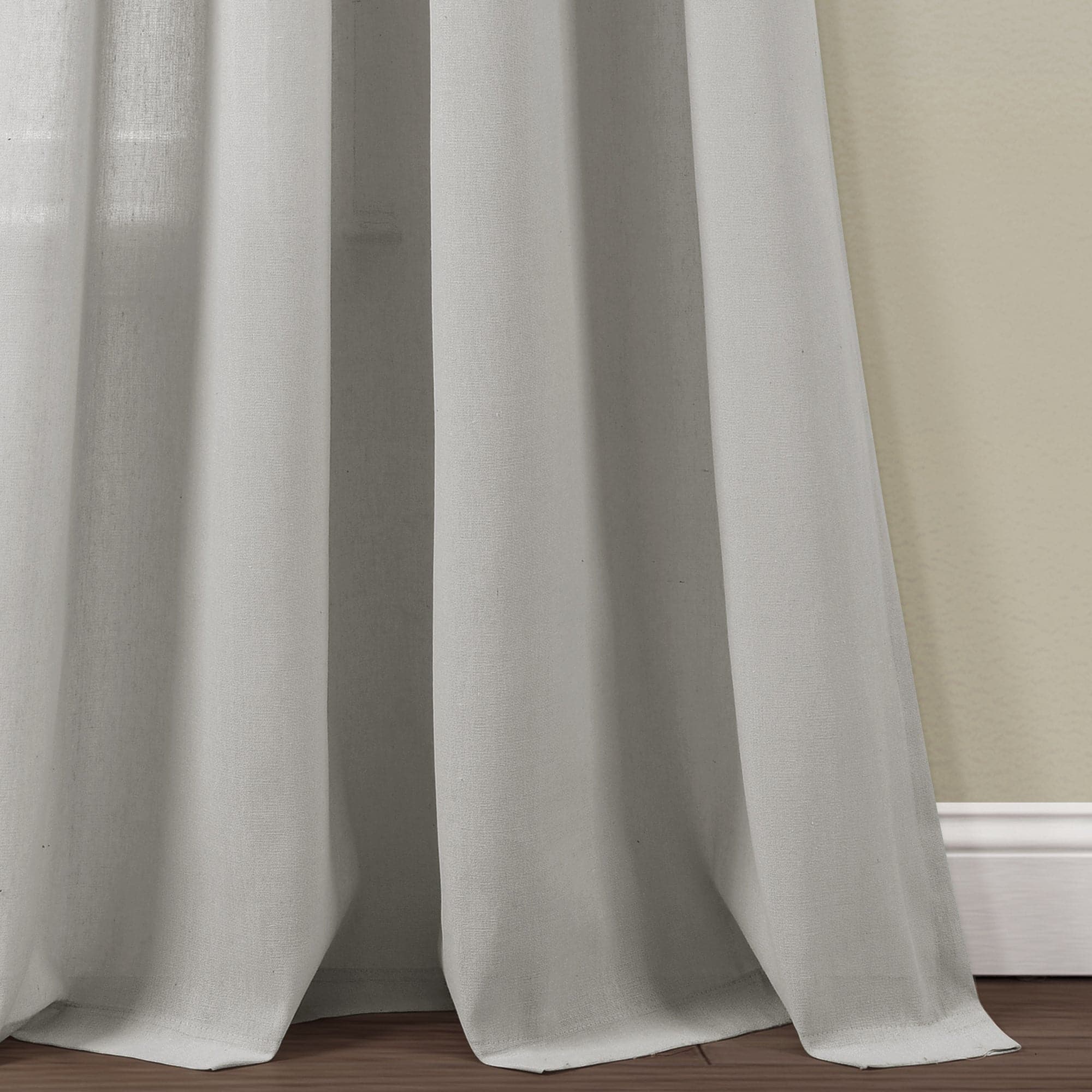 Premium Faux Linen Grommet Window Curtain Panels Set - Blackout Thermal Insulated Drapes for Living Room & Bedroom - Elegant Home Decor for Modern Houses