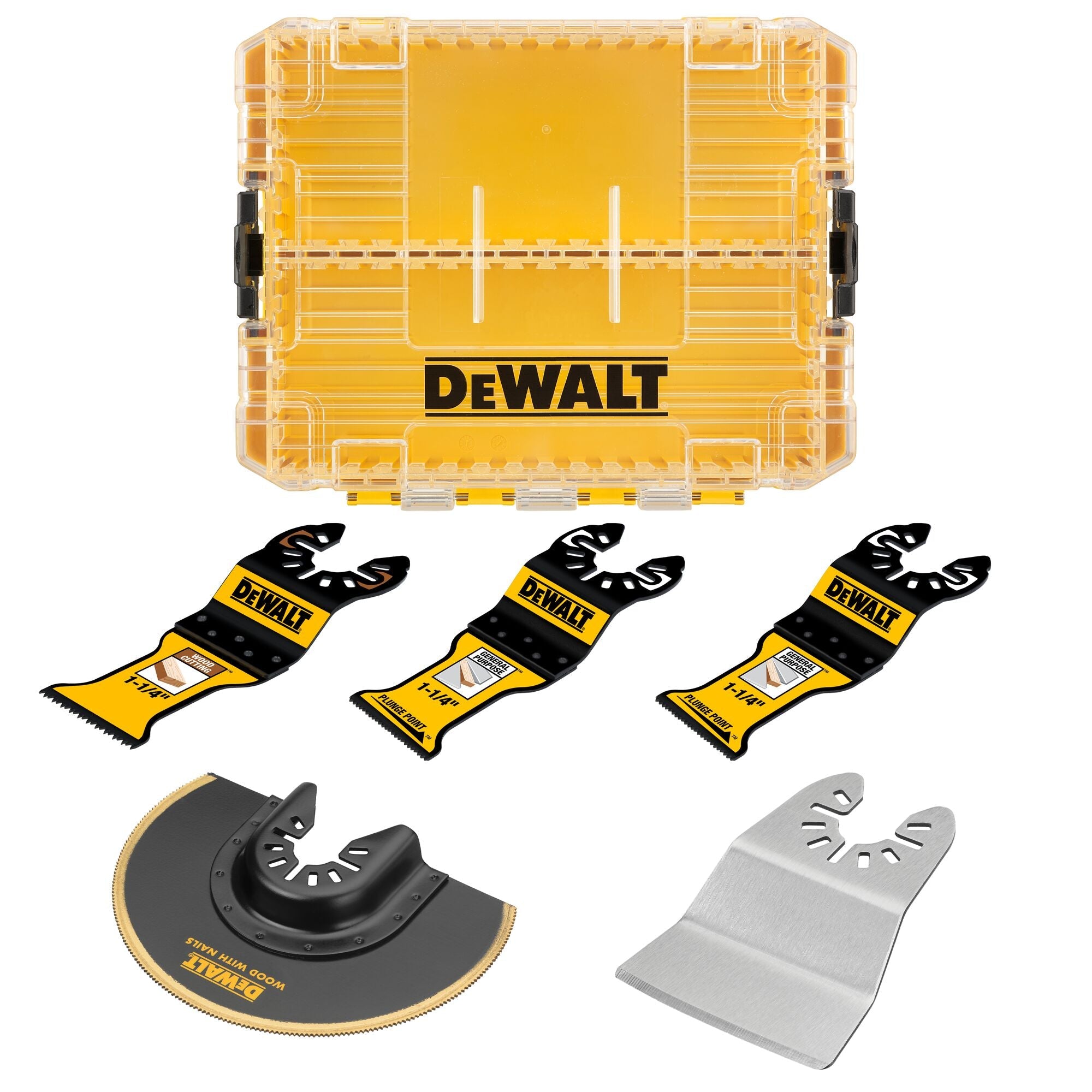 DEWALT DWA425GSET 5-Piece General Purpose Oscillating Multi-Tool Kit - Perfect for DIY Projects, Home Repairs, and Professional Construction Work