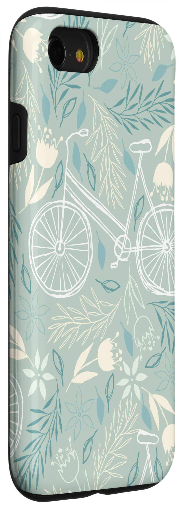 iPhone SE (2020) / 7 / 8 Phone Case with Cute Bicycle Pattern - Slim Protective Cover for Everyday Use, Commuting & Outdoor Activities