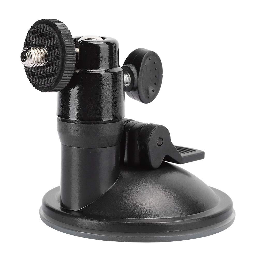 Yencoly Car Suction Cup Mount for Dash Cam - Black | Secure & Durable Vehicle Holder