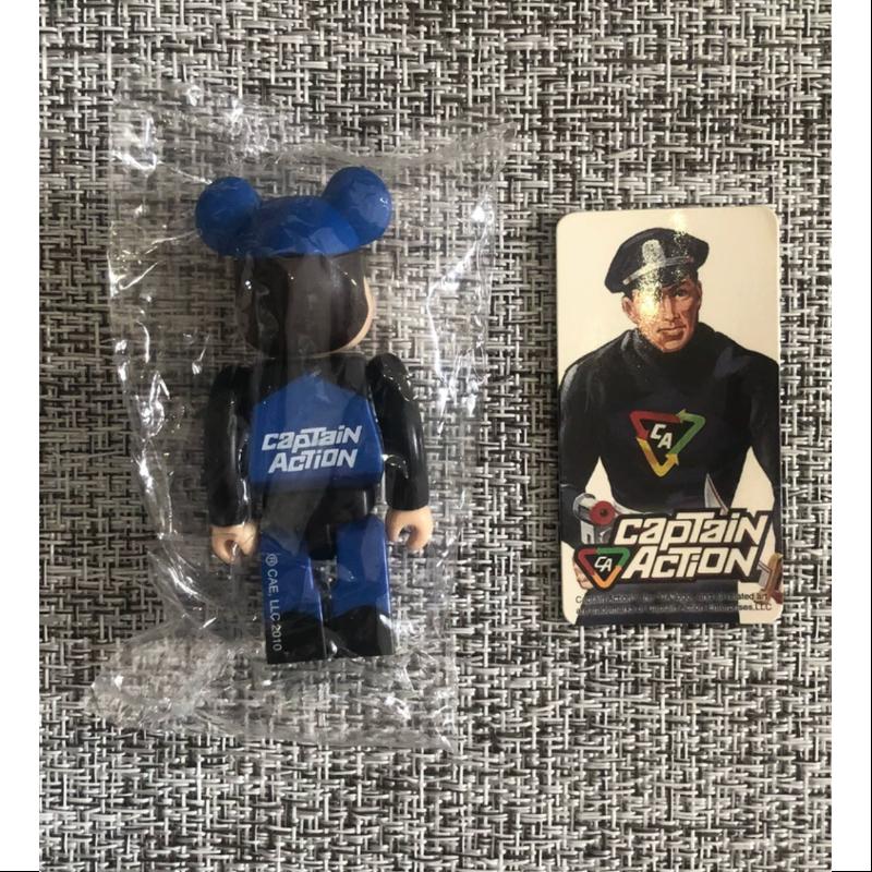 Bearbrick Series 20 HORROR CAPTAIN Action Figure 100% Collectible - Perfect for Anime Fans, Horror Collectors & Home Decor Display