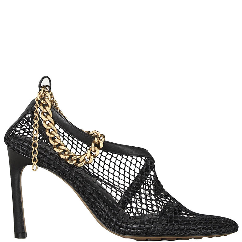 Breathable Stretch Mesh Sandals for Women - Size 90 - Comfortable Black Summer Walking Shoes | Perfect for Beach, Poolside & Casual Outings