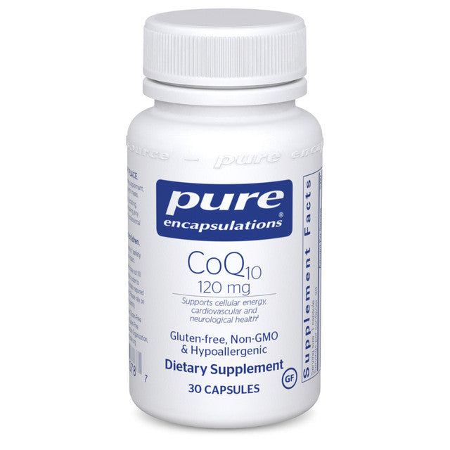 Pure Encapsulations CoQ10 120 mg Softgels | High Potency Ubiquinol Supplement for Heart Health & Energy Support | Perfect for Cardiovascular Wellness & Active Lifestyle