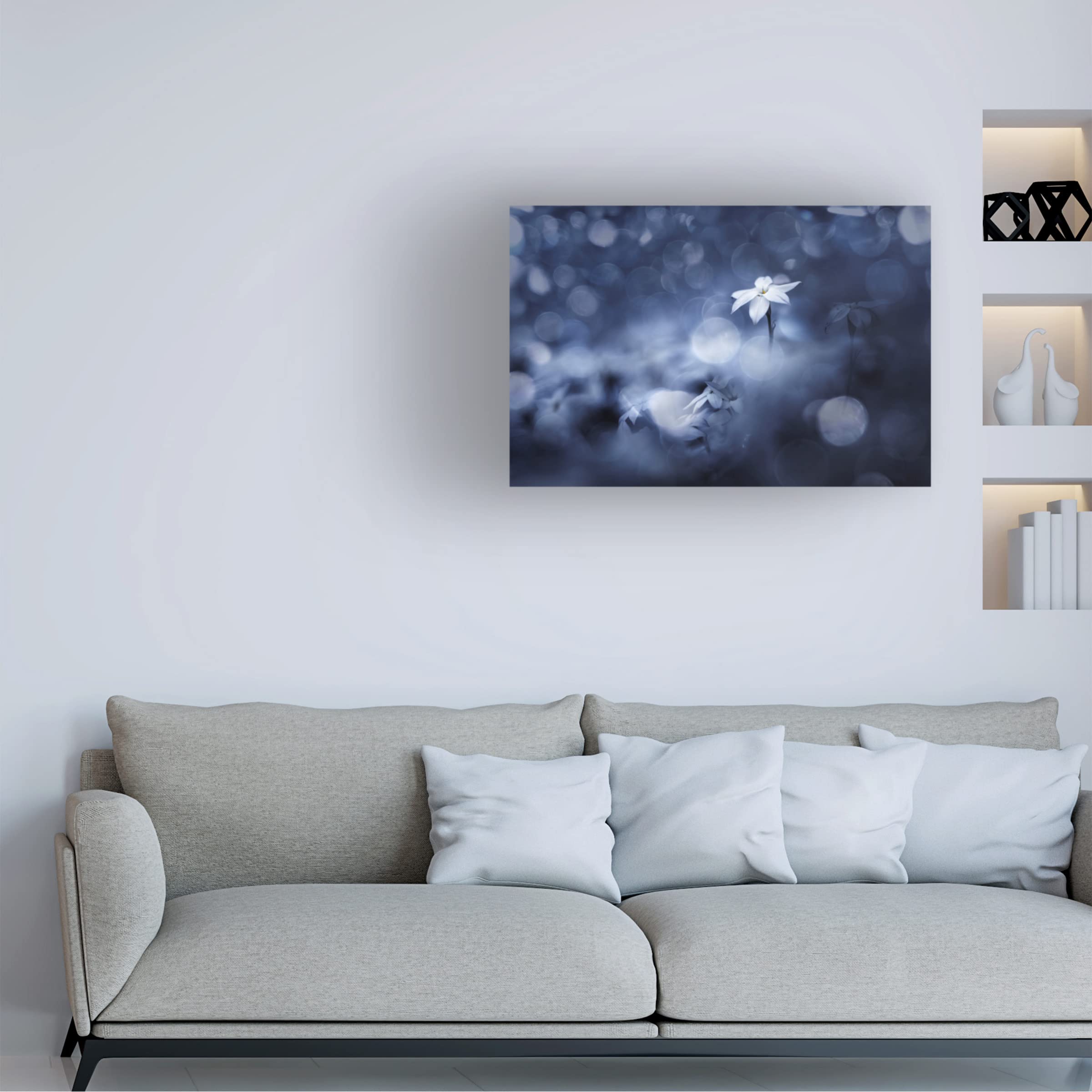 Takashi Suzuki 'Sparkling Background' Canvas Art Print - Modern Abstract Wall Decor for Living Room, Bedroom & Office - Premium Trademark Fine Art Collection