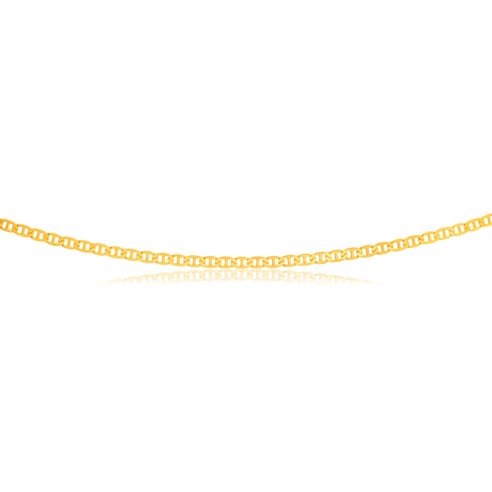9ct Superb Yellow Solid Gold Anchor 70cm Chain - Elegant Jewelry for Women, Perfect for Gifts, Parties & Everyday Wear