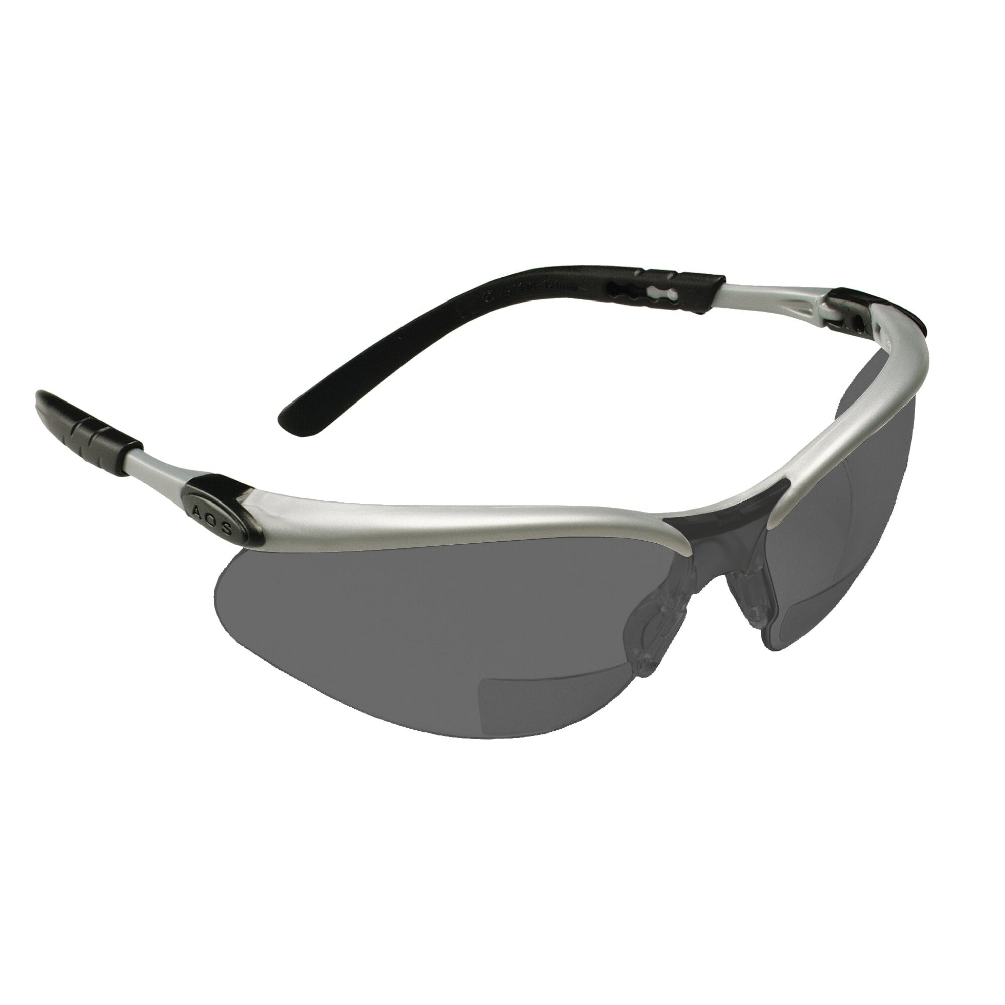 3M BX Reader Protective Eyewear 11377-00000-20 - Grey Lens & Silver Frame - Safety Glasses for Reading, DIY Projects & Workplace Protection