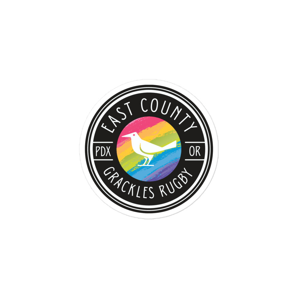 East Co. Grackles Stickers - Waterproof Vinyl Decals for Laptops, Cars & DIY Crafts - Perfect for Outdoor Enthusiasts & Nature Lovers