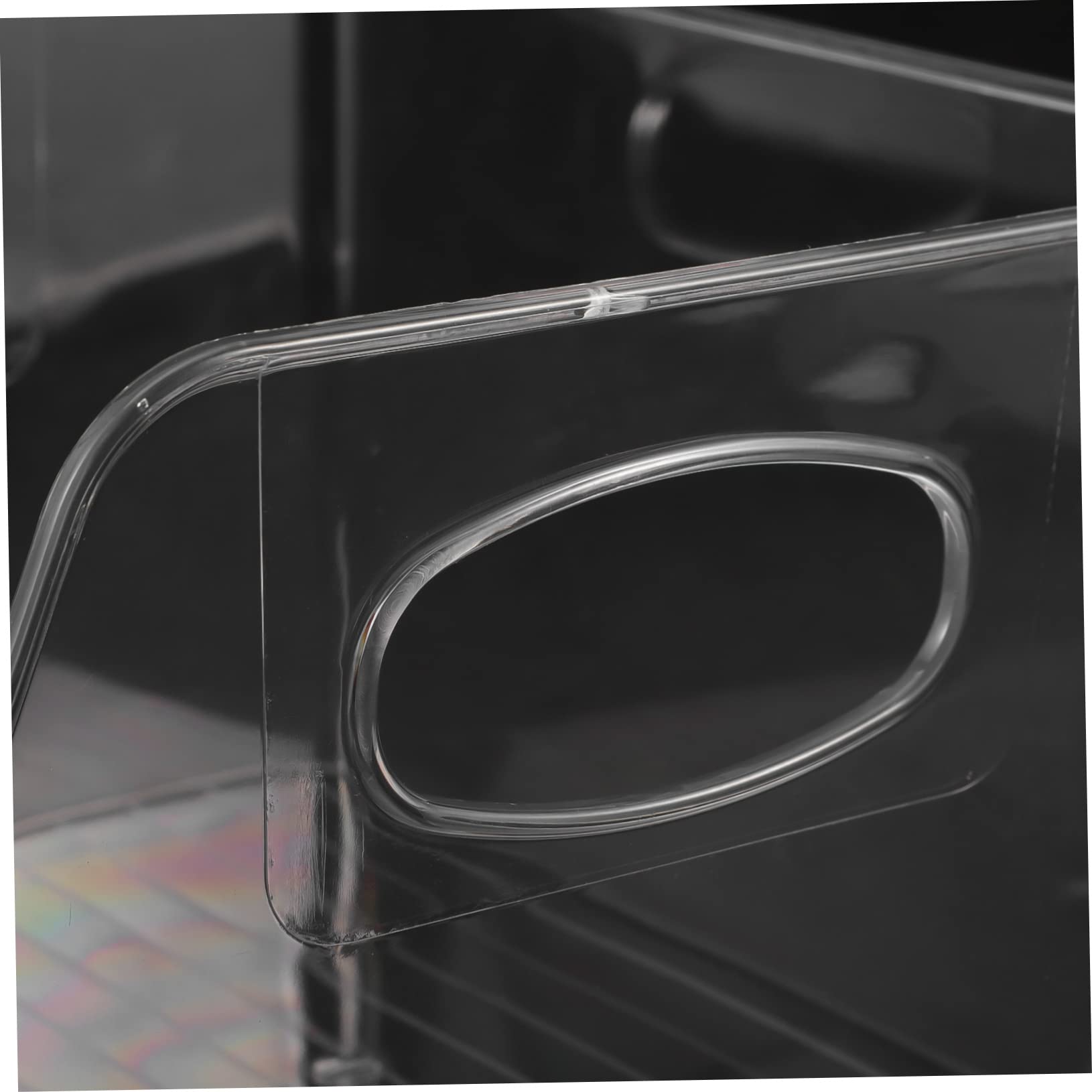 1pc Clear Acrylic Book Organizer & Storage Shelf - Transparent Display Stand for Books, Folders, Paper | Perfect for Home, Office, School Desk Organization