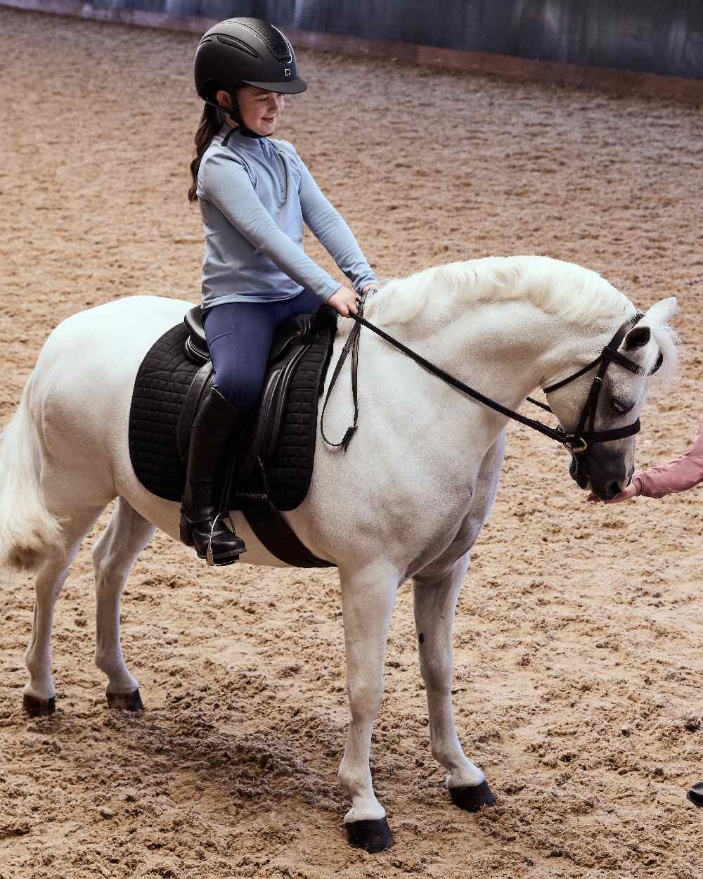 Dublin Kids Breathable Long Sleeve Riding Top for Equestrian Training - Comfortable & Moisture-Wicking Horseback Riding Shirt for Boys & Girls - Perfect for Show Jumping, Dressage & Outdoor Activities