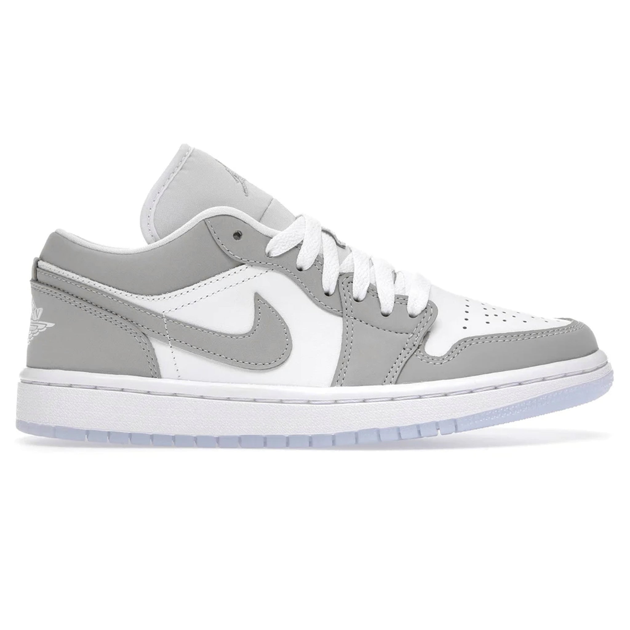 Air Jordan 1 Low Wolf Grey Women's Sneakers - Comfortable Casual Shoes for Walking, Running & Streetwear Fashion