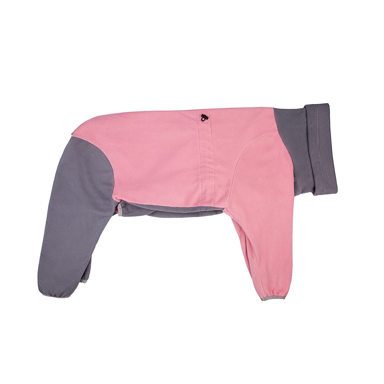 Warm Fleece Dog Winter Coat with High Collar - Windproof Full Body Snowsuit for Large & Medium Dogs | X-Large Pink Dog Sweater for Cold Weather | Perfect for Winter Walks & Outdoor Adventures
