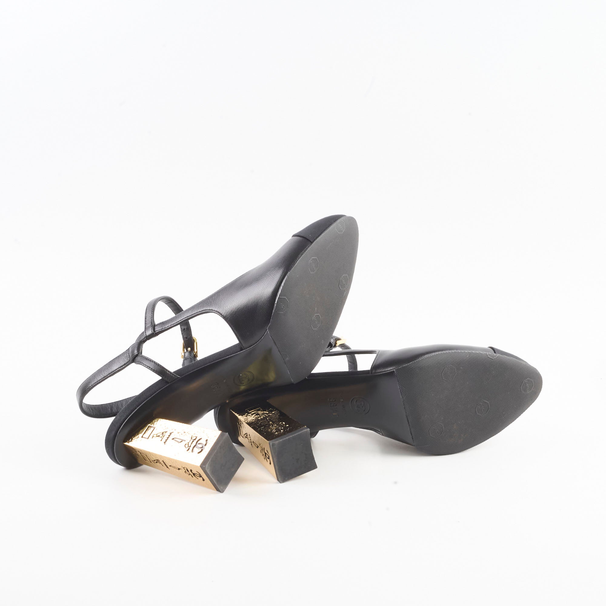 Chanel Black Slingback Pumps Size 38.5 - Elegant Women's Heels for Office, Party & Special Occasions
