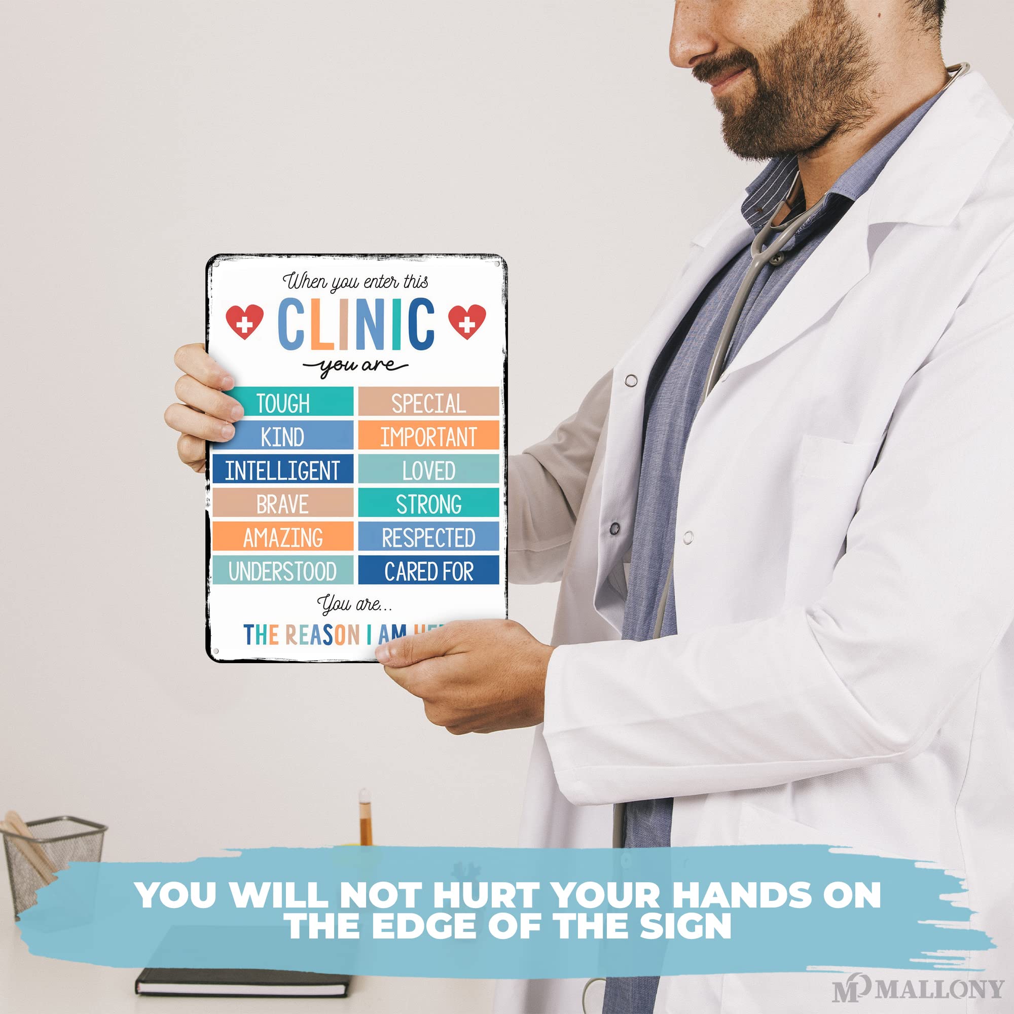 Motivational Health Posters for Clinic & Office Decor - Inspirational Wall Art for Doctor's Office, Classroom & Home - Perfect for Health Class, Waiting Room & Workspace