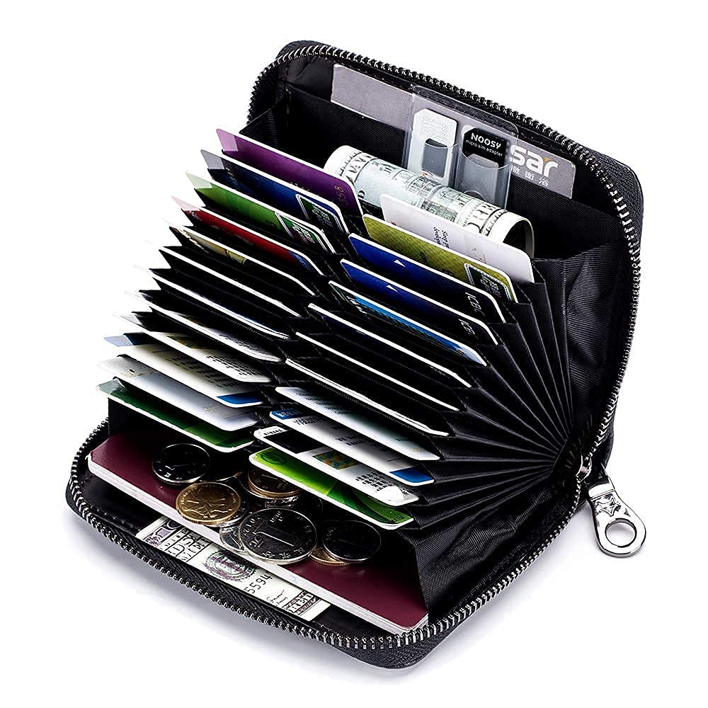 EASTNIGHTS RFID Blocking Credit Card Holder Wallet - 2 Pack Slim Minimalist Card Case for Men & Women - Perfect for Travel, Business & Everyday Use