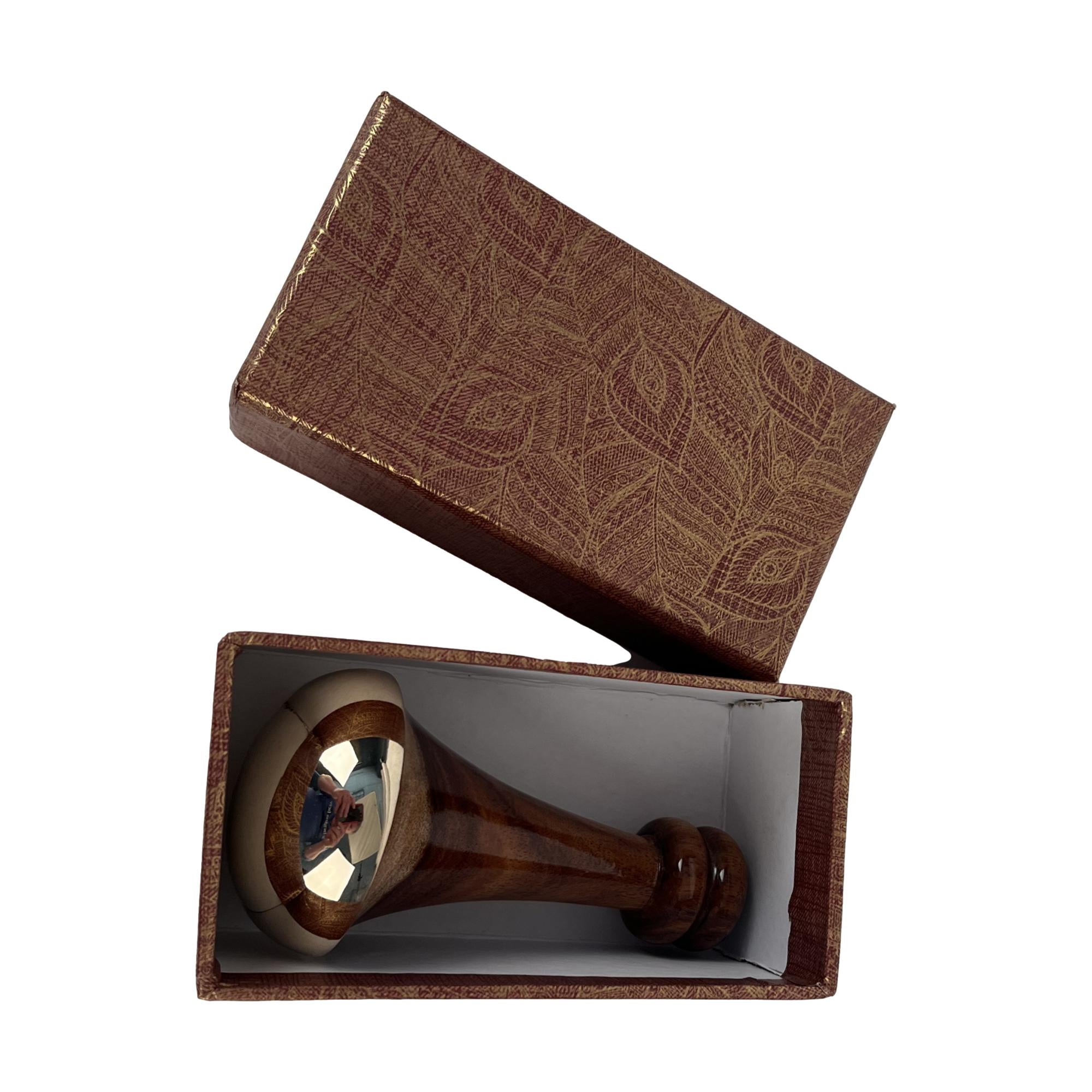 Diamond Way Ayurveda Kansa Wand Set for Face, Body & Foot Massage - Medium Size - Perfect for Relaxation, Detox & Self-Care at Home