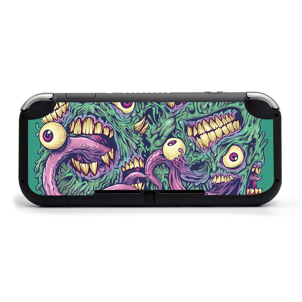 MightySkins Protective Vinyl Decal Wrap Cover for Nintendo Switch Lite - Eyes and Teeth Design | Durable, Customizable Skin | Easy to Apply & Remove | Made in USA | Perfect for Gaming, Travel & Personalization