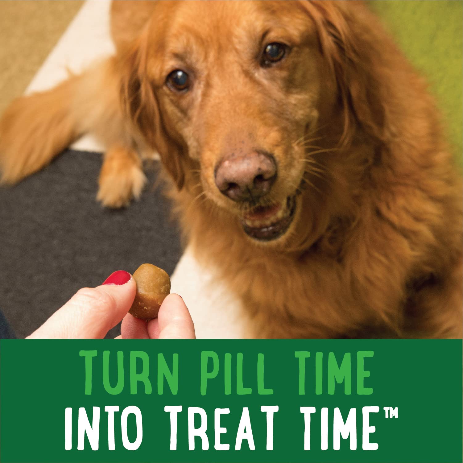 Greenies Pill Pockets for Dogs - Natural Soft Dog Treats with Real Peanut Butter, Capsule Size (6 Pack, 180 Treats) | Easy Medication for Dogs | Perfect for Picky Eaters & Daily Health Care