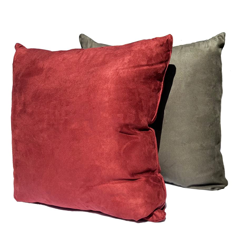 2 Pack Soft Suede Throw Pillow Inserts - 12x30 Tan Decorative Couch & Bed Pillows for Living Room, Sofa, Bedding - Cozy Home Decor Accent