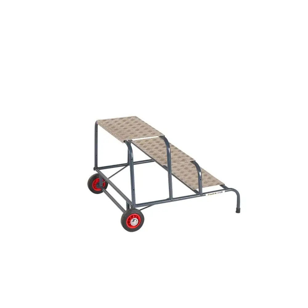 Climb It UK Wide Work Steps - Heavy Duty Aluminum Ladder for Construction, Roofing & Home Use | Non-Slip Safety Steps for Indoor & Outdoor Projects