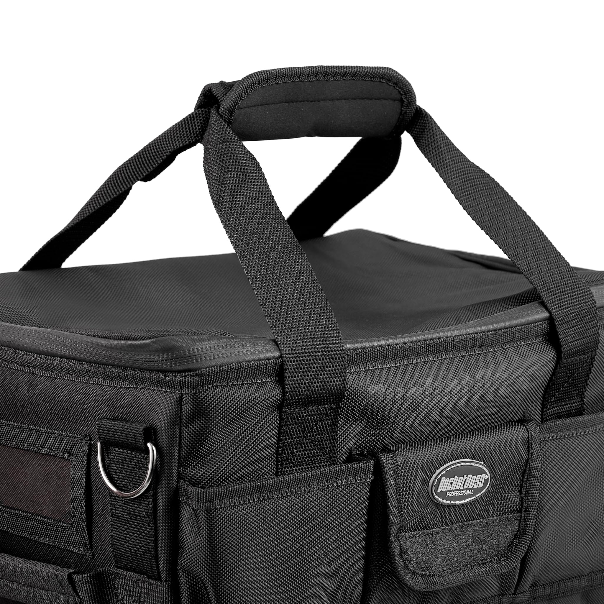 Bucket Boss Pro Racer 14 Tool Bag - Professional Series (66014) | Durable Construction for Mechanics & DIY Enthusiasts | Perfect for Auto Repair, Construction & Home Improvement Projects