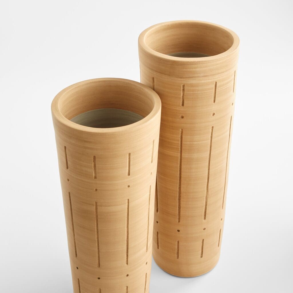 Cyan Design 11558 Madeira Vase - Large Terracotta Pot for Home Decor, Living Room, Dining Table Centerpiece