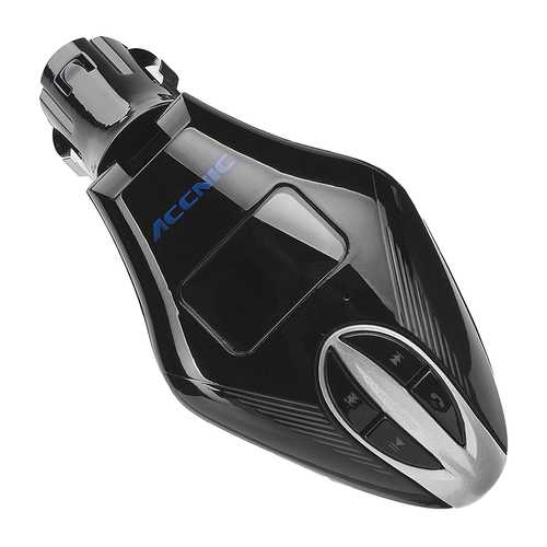 ACCNIC 2.1A Bluetooth MP3 Player with LED Display, Hands-Free Calling, USB/TF Card Reader & Car Charger - Perfect for Road Trips, Commuting & Hands-Free Music Playback