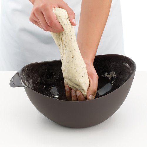 Lekue Silicone Bread Maker - Non-Stick Dough Baking Pan with Lid - Perfect for Homemade Bread, Pastries & Pizza Dough - Model # (Brown) | Ideal for Kitchen, Baking Enthusiasts & Gift Giving