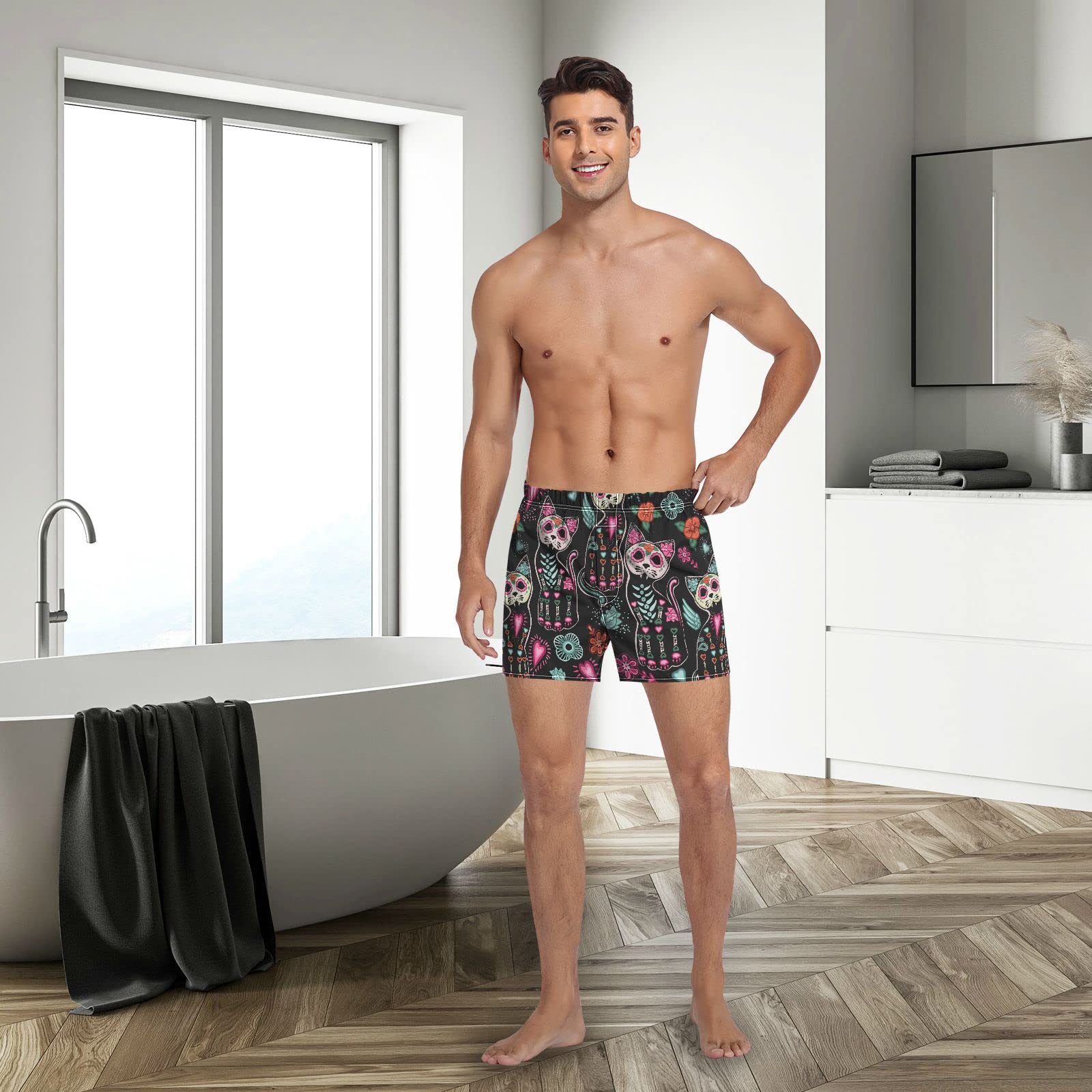 Fisyme Men's Boxer Briefs - Soft & Breathable Cotton Underwear for Comfort All Day | Perfect for Workout, Sleep & Daily Wear