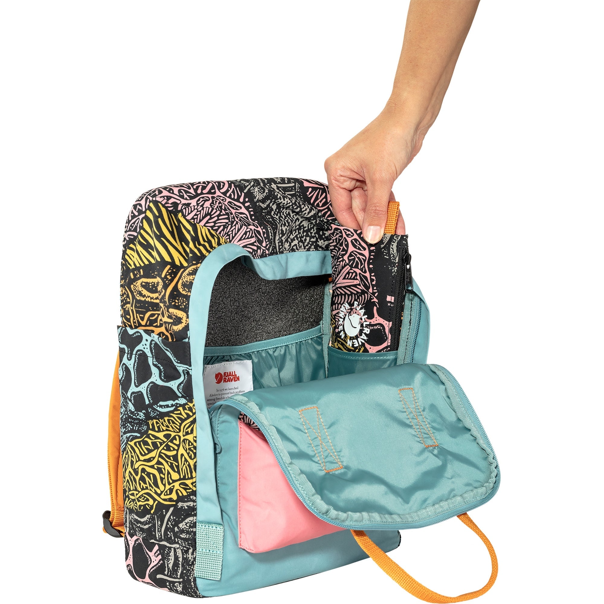 Fjallraven Kanken Art Plus Backpack - Darkwoods | Stylish & Durable Laptop Backpack for School, Travel & Outdoor Adventures