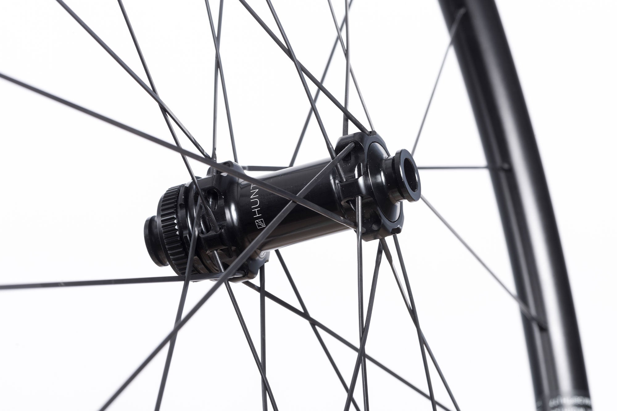 HUNT Gravel Race Wheelset - Lightweight Carbon Fiber Wheels for Gravel Biking | Perfect for Off-Road Racing, Adventure Cycling & Trail Riding