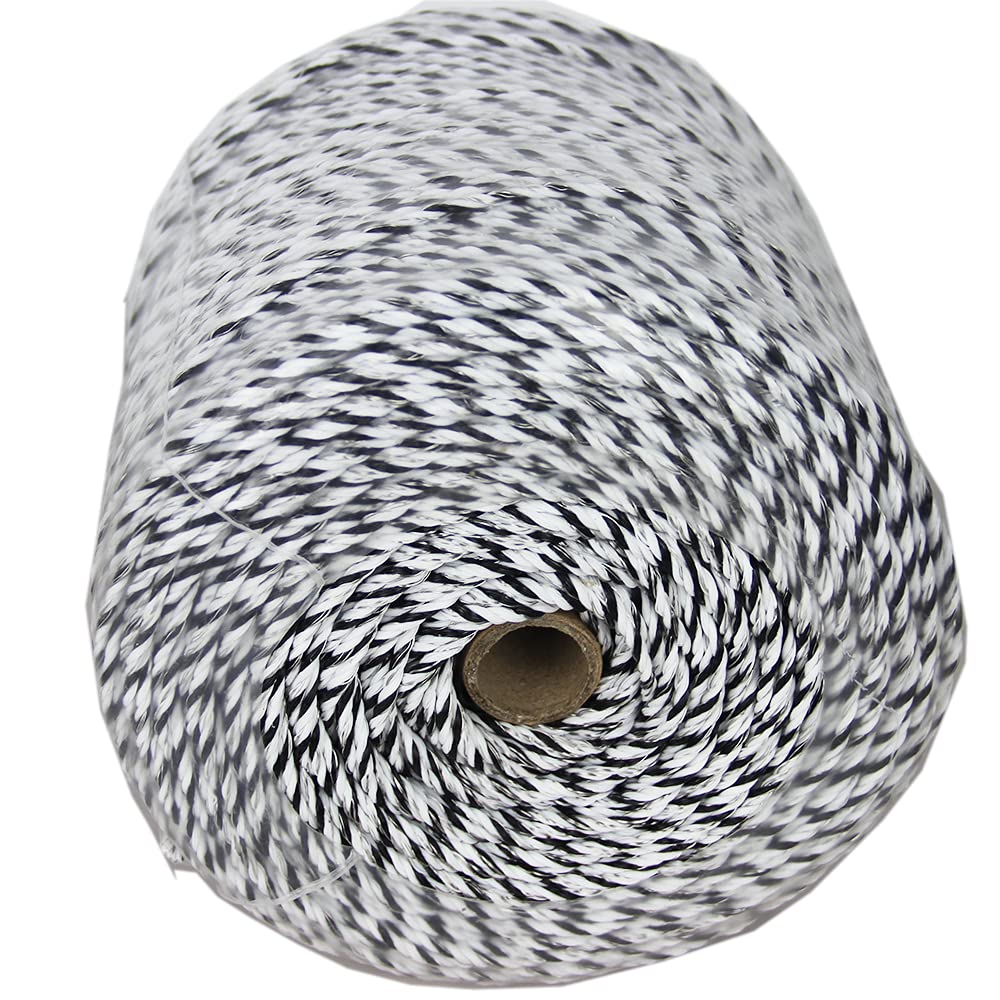 Electric Fence Polywire 1312 Feet (400 Meters) - 9-Strand Stainless Steel Conductive Wire for Portable Electric Fencing | Durable, Rust-Resistant | Ideal for Livestock Containment, Pasture Management & Farm Security