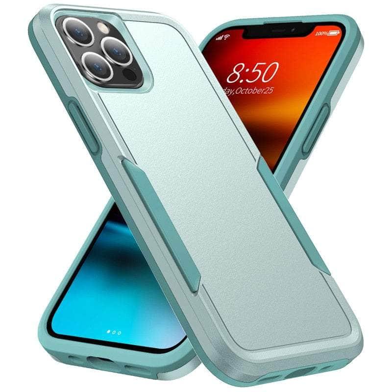 Shockproof iPhone 15 Pro Case - Rugged Silicone Hard Cover with Military-Grade Protection | Perfect for Outdoor Adventures, Work & Travel