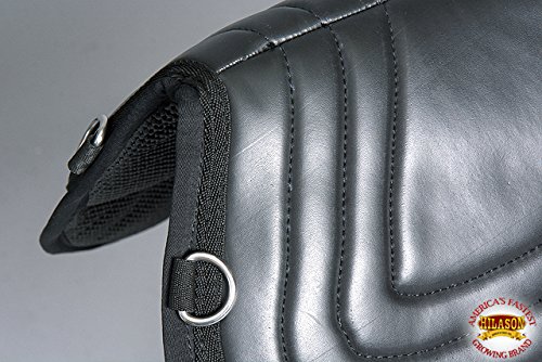 HILASON Western Pleasure Trail Riding Bareback Treeless Saddle Pad with Girth - Comfortable Non-Slip Horse Riding Pad for Equestrian Training & Trail Rides | Perfect for Western Riding, Dressage & Leisure Horseback Activities