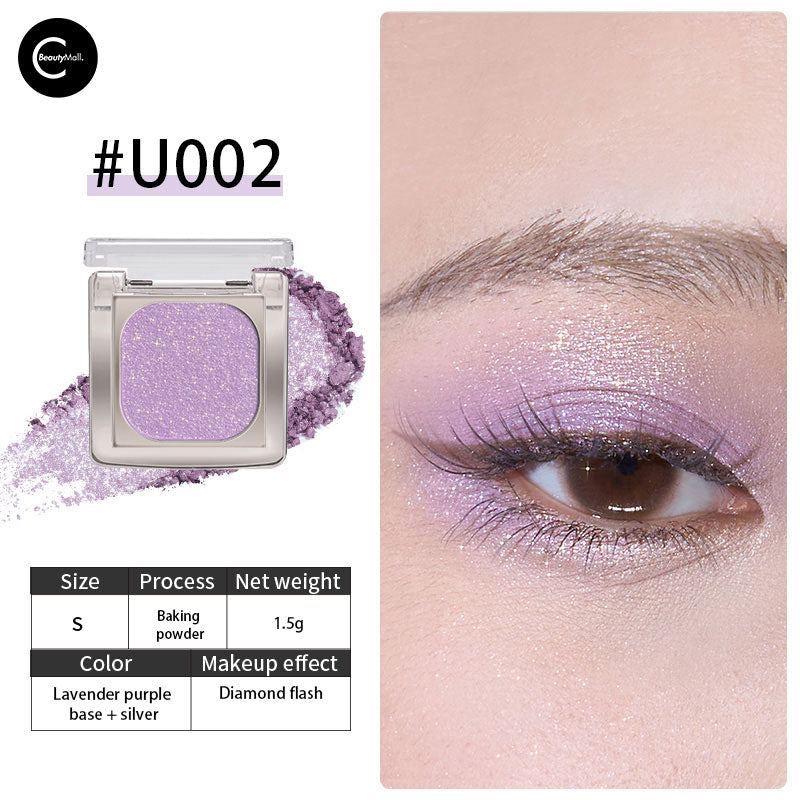 CHEERYEP (QIANYAN) Shimmering Crystal Foil Mono Eyeshadow - Long Lasting Pigmented Single Eyeshadow for Day & Night Makeup - Perfect for Party, Wedding & Special Occasions