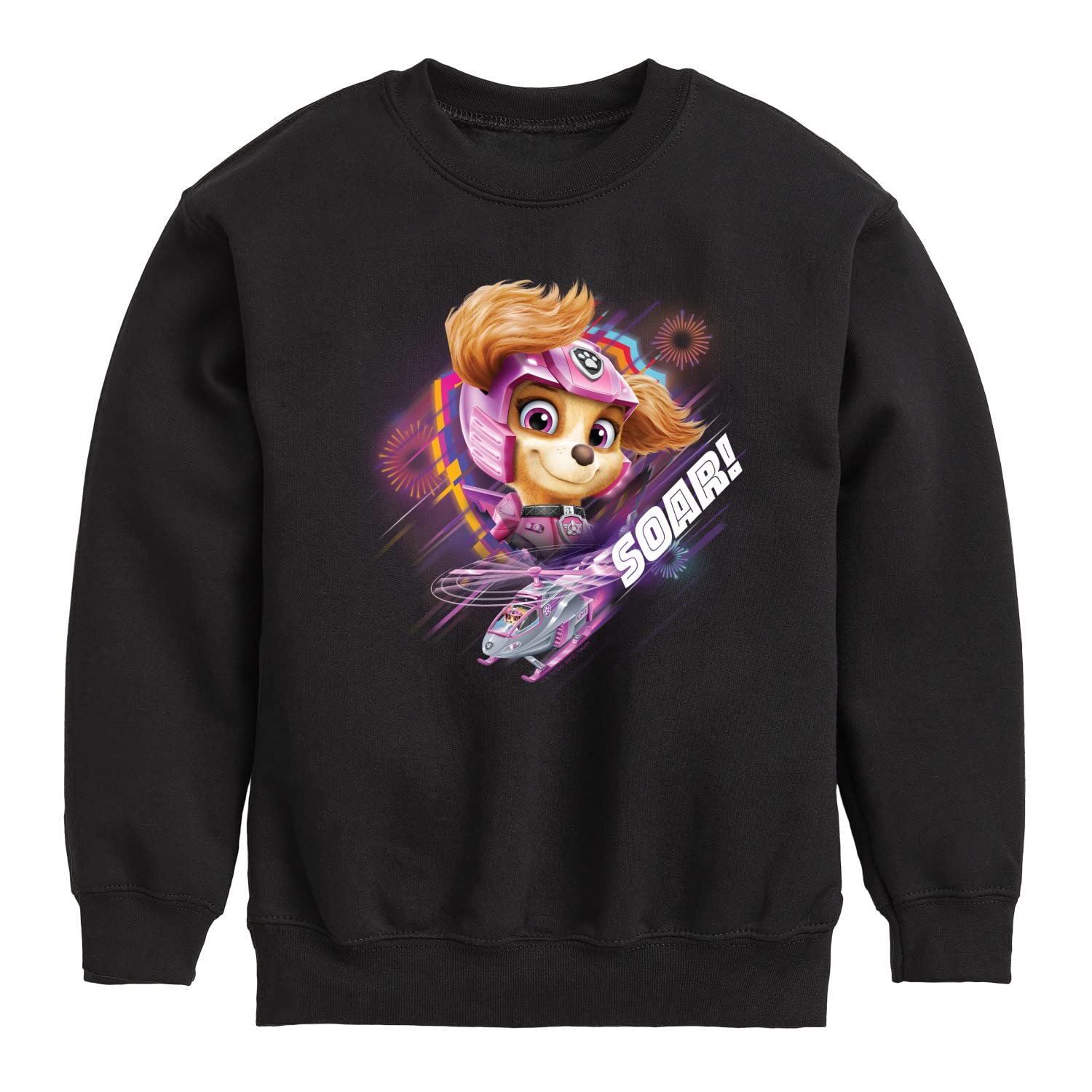 HYBRID APPAREL Paw Patrol Soar Fleece Sweatshirt for Toddler & Youth - Soft Crewneck Pullover for Kids Playtime & Outdoor Adventures