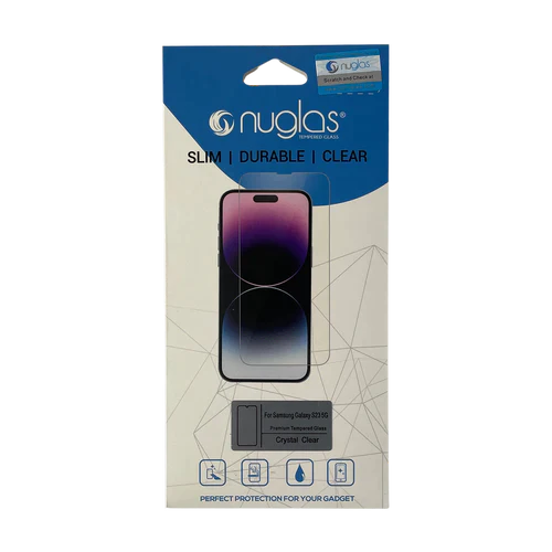 Nuglas Tempered Glass Screen Protector for Samsung Galaxy S23 - 9H Hardness, HD Clear, Anti-Scratch, Bubble-Free - Perfect for Daily Use, Gaming & Outdoor Activities
