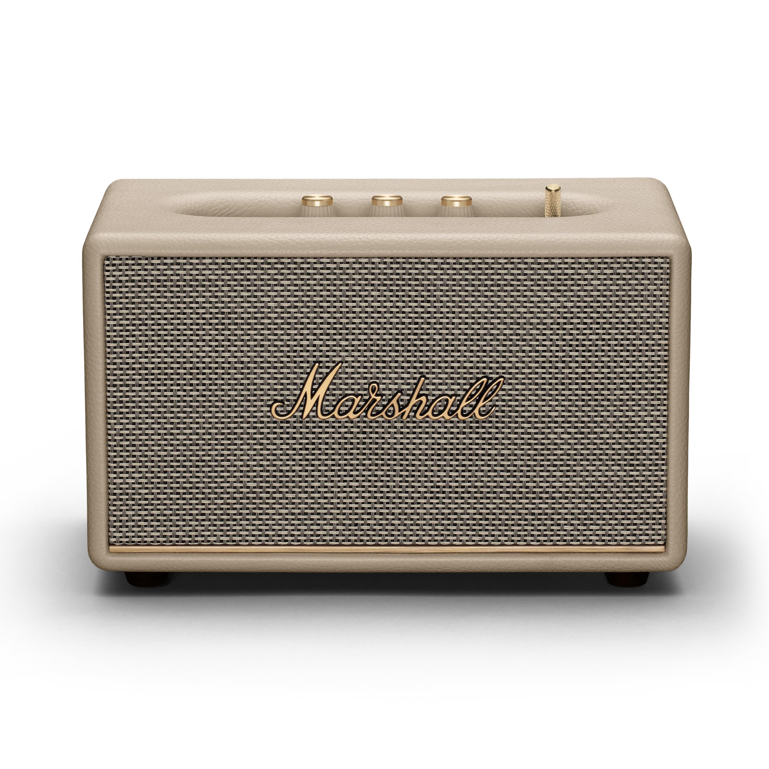 Marshall Acton III Wireless Bluetooth Speaker - Premium Sound, Portable, Cream White | Perfect for Home, Office & Outdoor Use