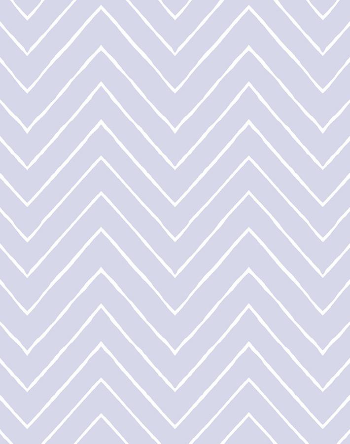 Frances Chevron Wallpaper by Wallshoppe - Premium Lavender Geometric Peel & Stick Wallpaper for Bedroom, Nursery, and Home Office Decor