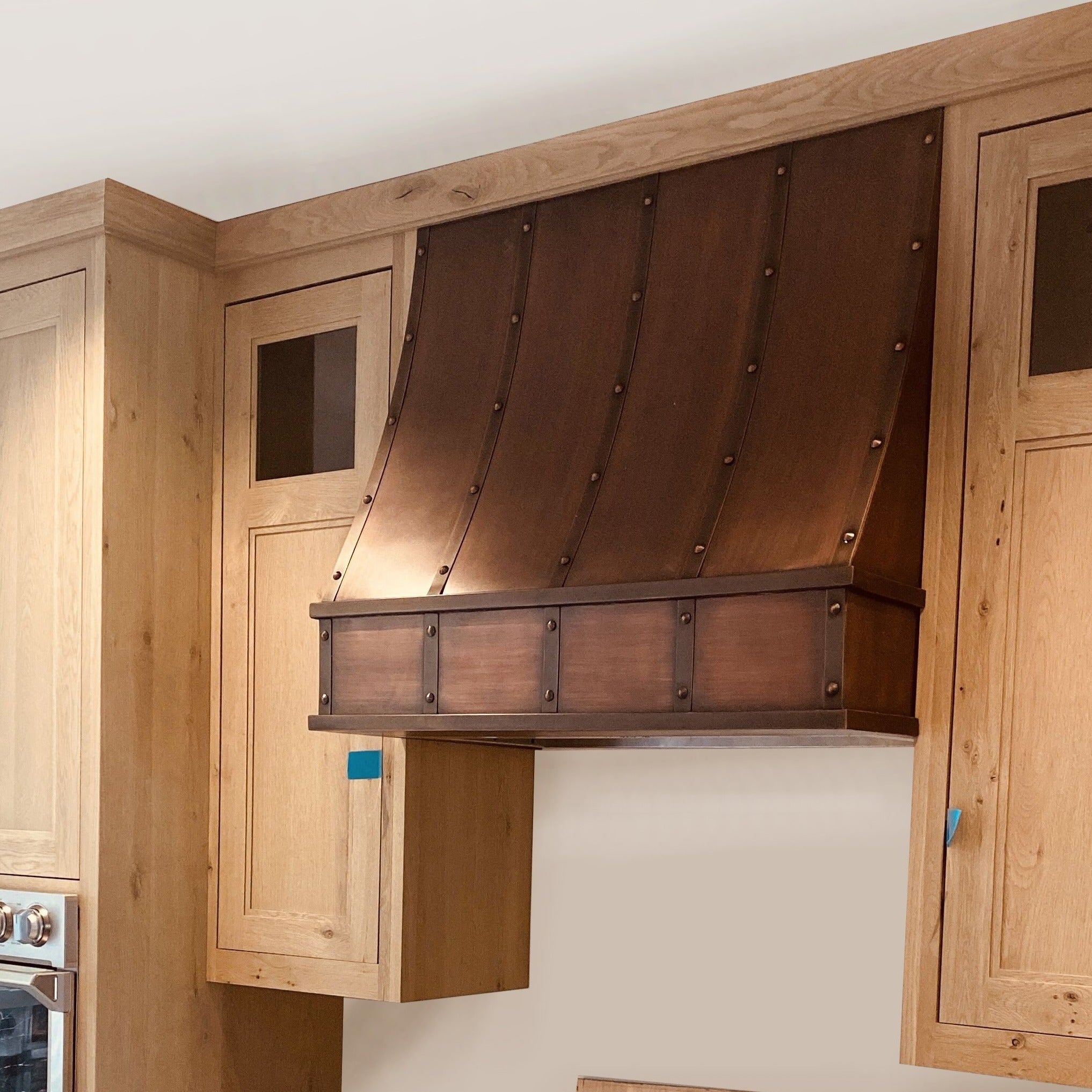 RHM Copper Under Cabinet Kitchen Range Hood VH07 - Stainless Steel Exhaust Vent for Melinda - Perfect for Small Kitchens & Apartments