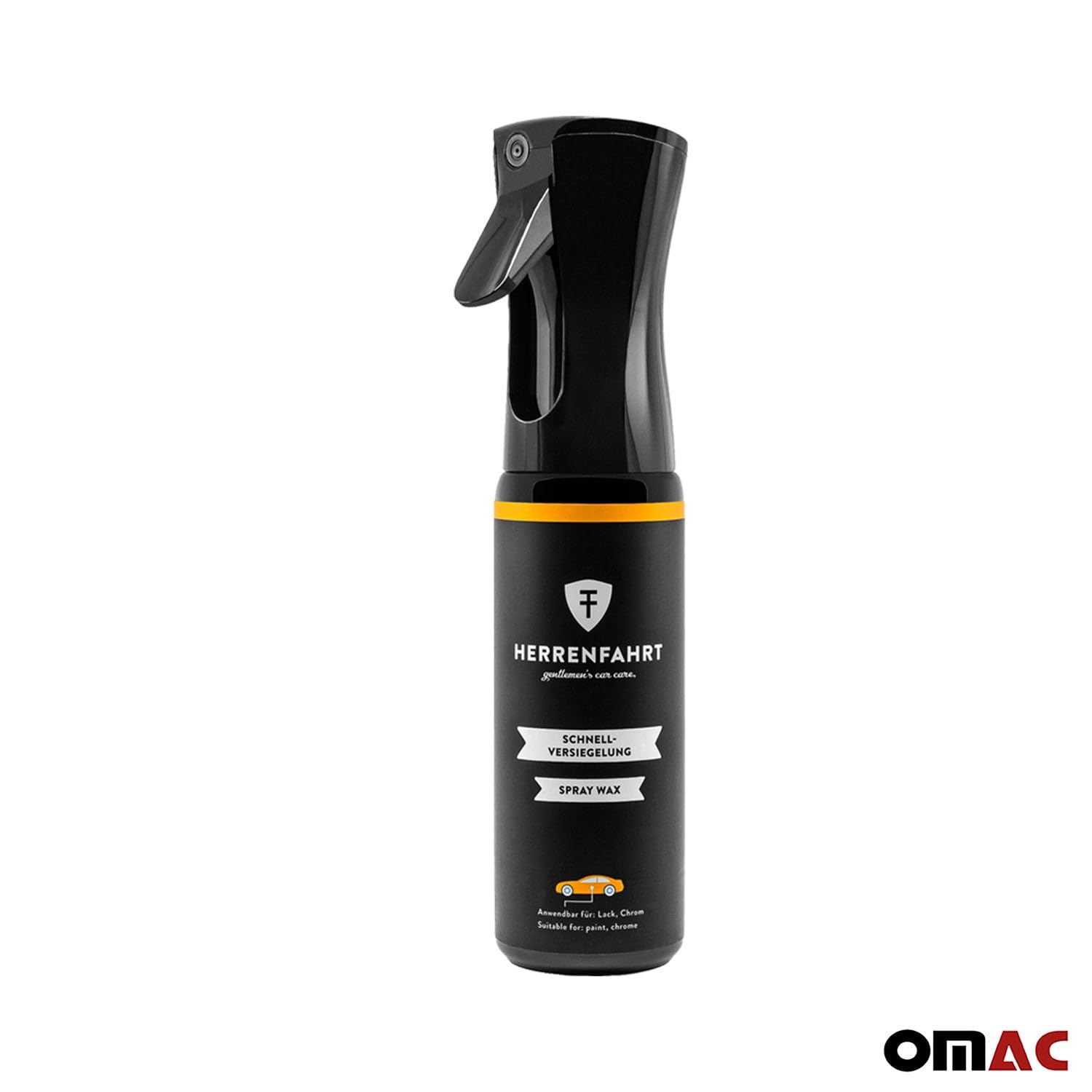 OMAC Quick Detailing & Wax Finish Spray with Microfiber Cloth Kit - Premium Car Cleaning & Polishing Set for Shine Protection - Perfect for Auto Detailing, Car Wash, Waxing & Interior Care