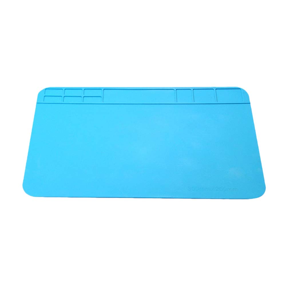 iplusmile Heat-Resistant Silicone Soldering Repair Mat - Non-Slip Work Surface for Electronics Repair, Soldering Iron Station, Phone & Computer Maintenance (1PC) - Perfect for DIY Projects, Home Workshops & Professional Repair Shops