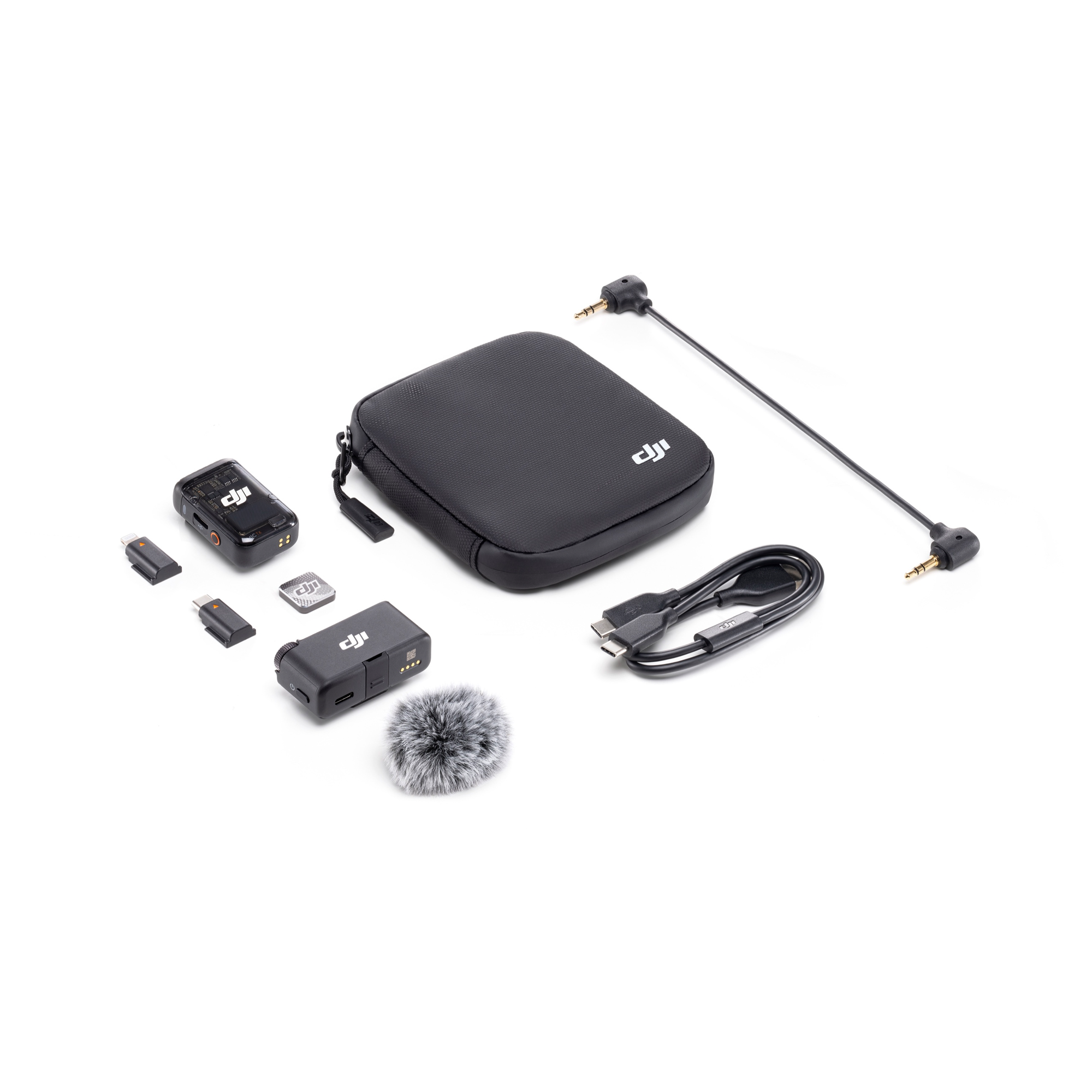 DJI Mic 2 Compact Wireless Lavalier Microphone System - 2.4GHz Digital Audio Recorder with 1 TX & 1 RX for Vlogging, YouTube, Interviews & Live Streaming