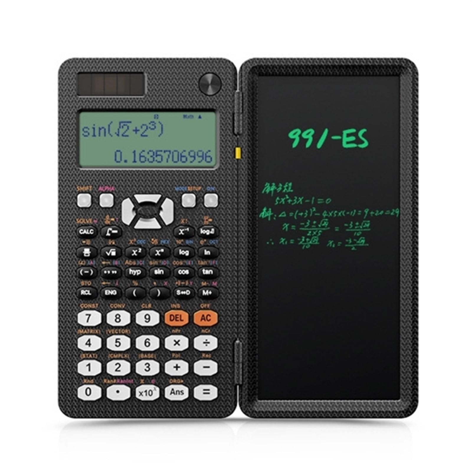 TARFIC Digital Writing Tablet with Calculator - LCD Drawing Pad for Kids & Adults, Math Note Taking & Sketching - Perfect for School, Office & Home Use
