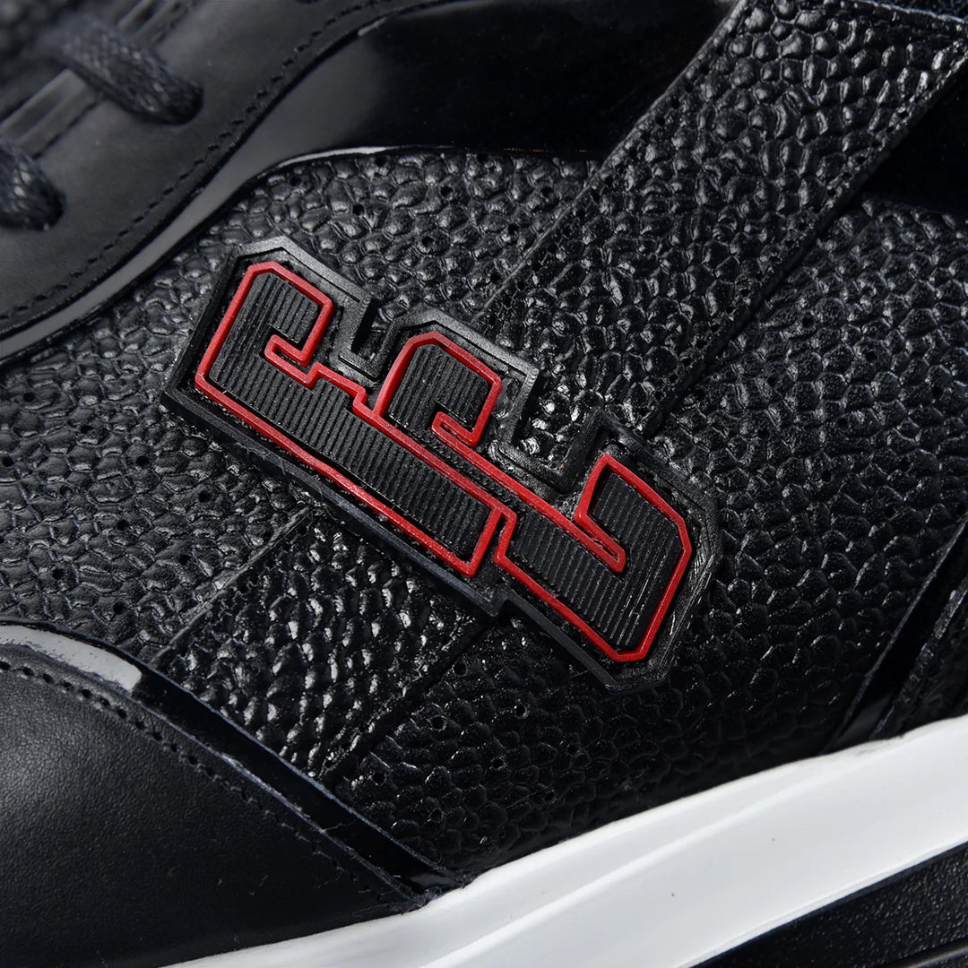 **Men's Cuadra Black Casual Cowhide Leather Sneakers - Stylish & Comfortable for Daily Wear, Walking & Travel**