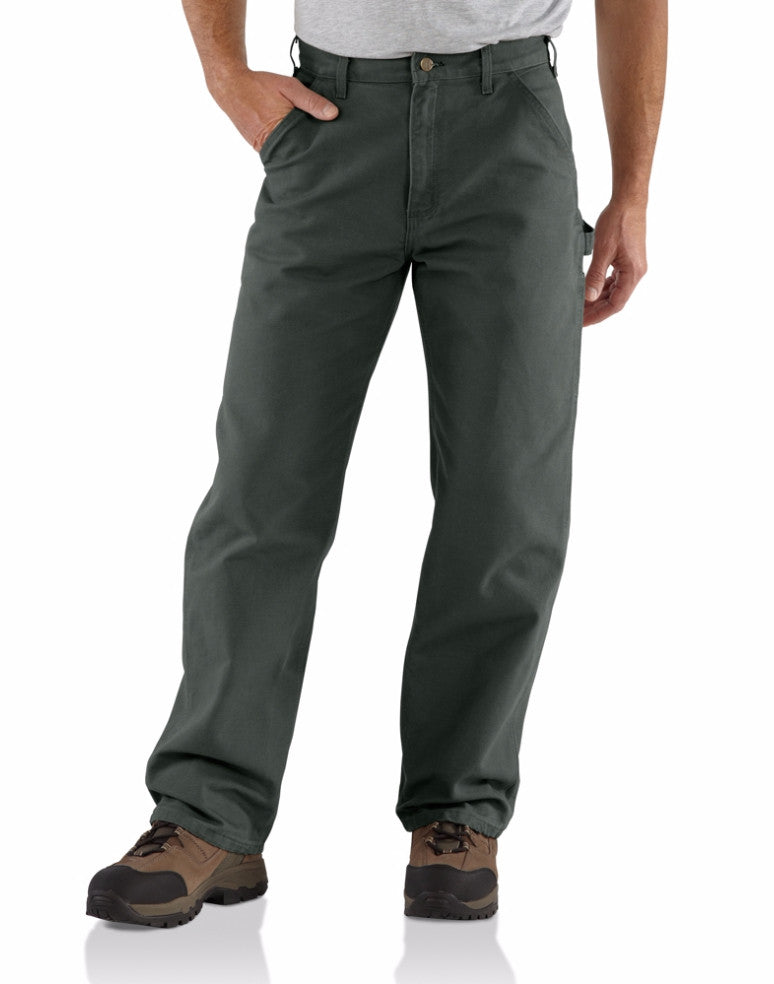 Carhartt Men's Loose Fit Washed Duck Utility Work Pants B11 - Durable Workwear for Construction, Landscaping & Outdoor Jobs