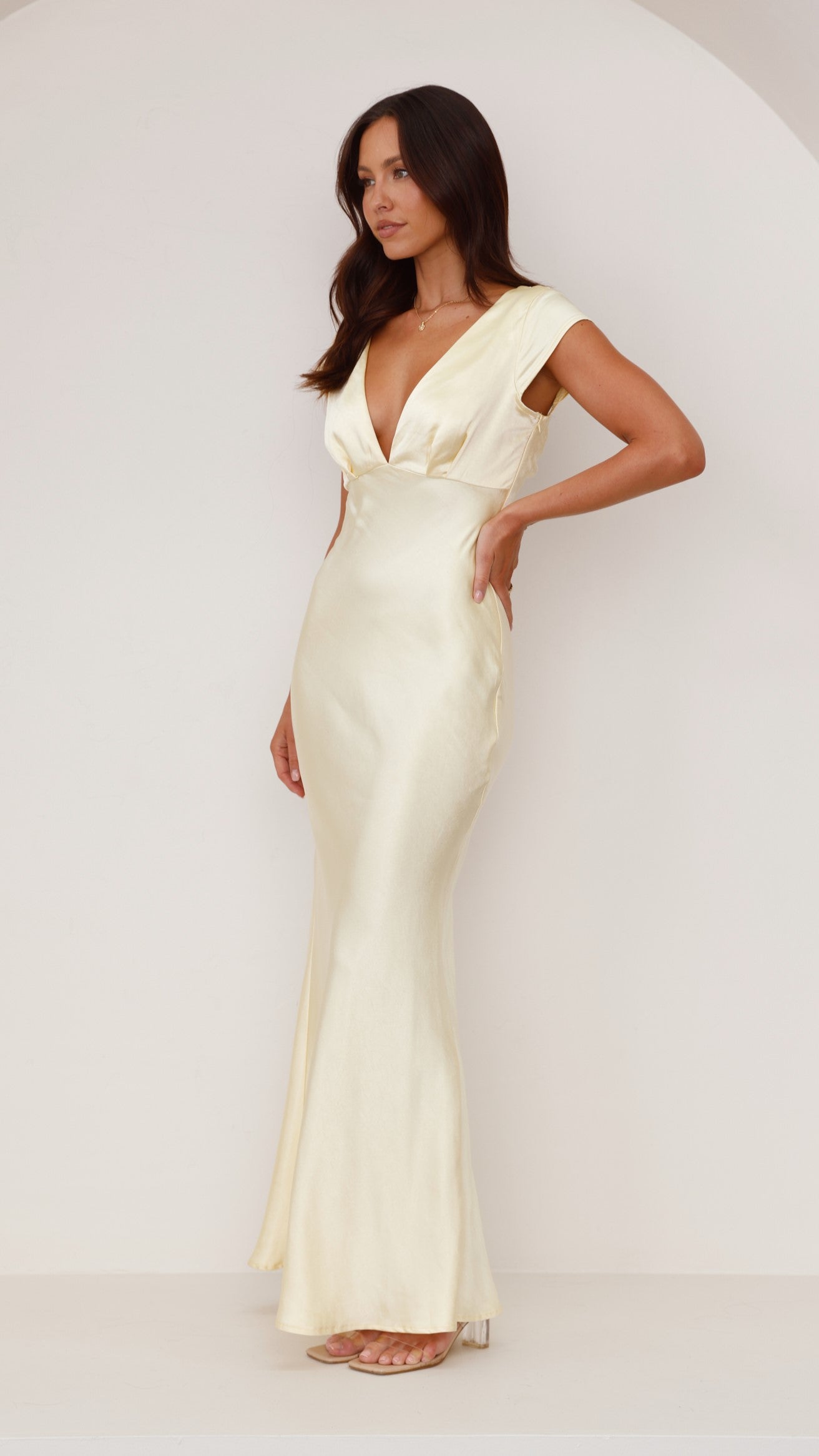 Amelia Maxi Dress for Women - Flowy Long Summer Dress in Yellow | Perfect for Beach, Vacation, and Casual Outings