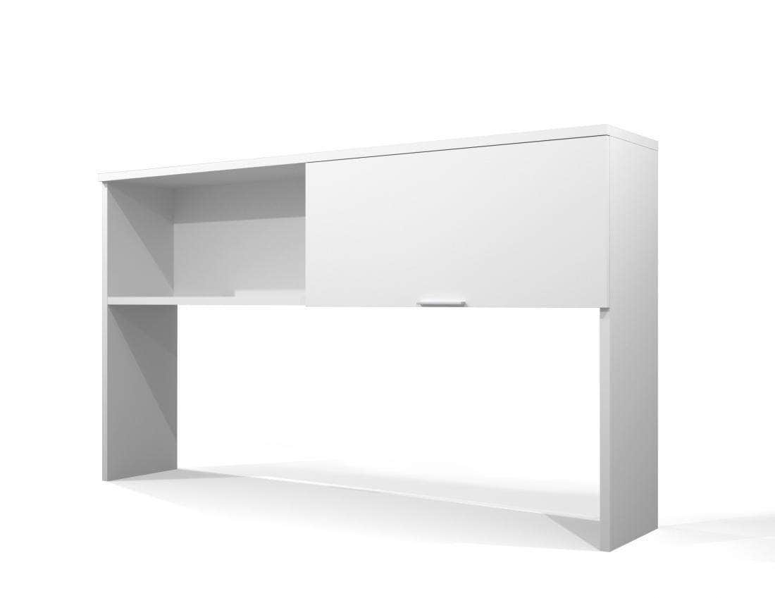 Pro Linea Desk Hutch with Doors - 2 Color Options | Home Office Storage & Organization Solution