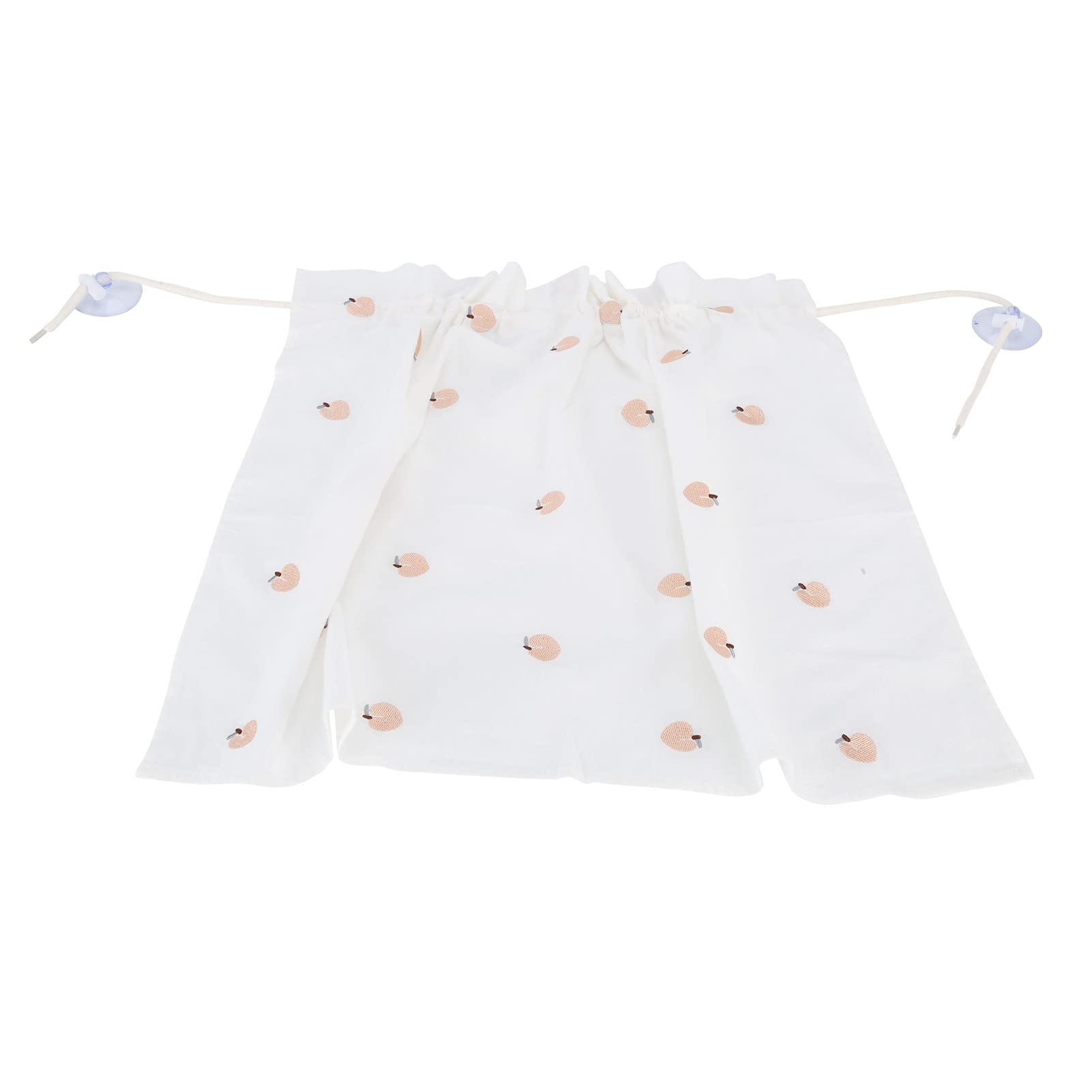 Car Sunshade Curtain - Easy Install & Remove Cute Peach Pattern Window Shade for Vehicles | UV Protection & Temperature Control | Perfect for Summer Road Trips & Parking