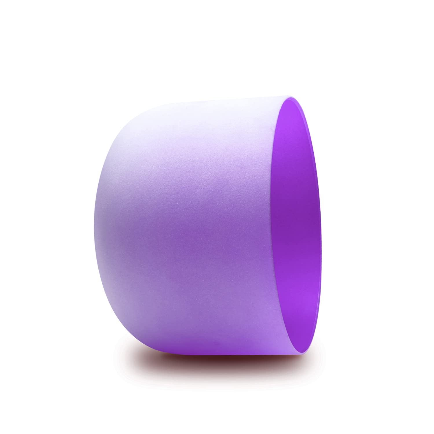 FMTY 10 Inch Crystal Singing Bowls Set - Perfect Pitch (±10HZ) - Blue (Throat Chakra) & Purple (Crown Chakra) with Soft Carrying Bag - Meditation, Yoga, Sound Healing & Chakra Balancing